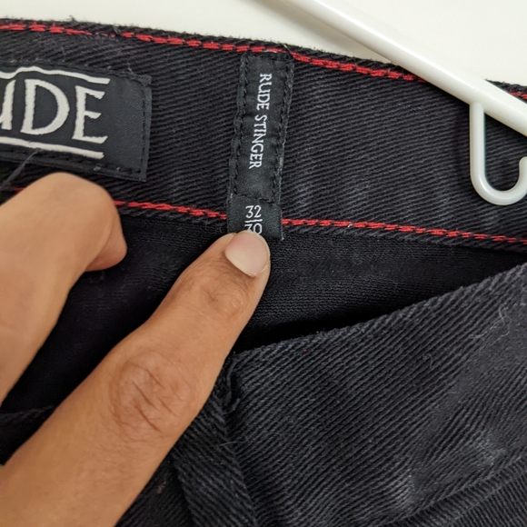 RUDE - black skinny jeans - Picture 2 of 4